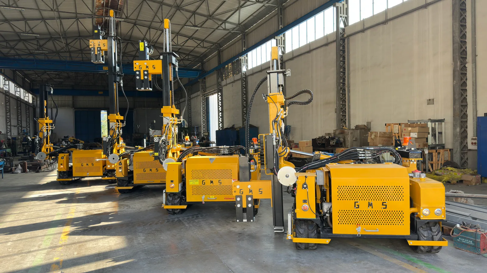 GMS üretim ve makine detayları