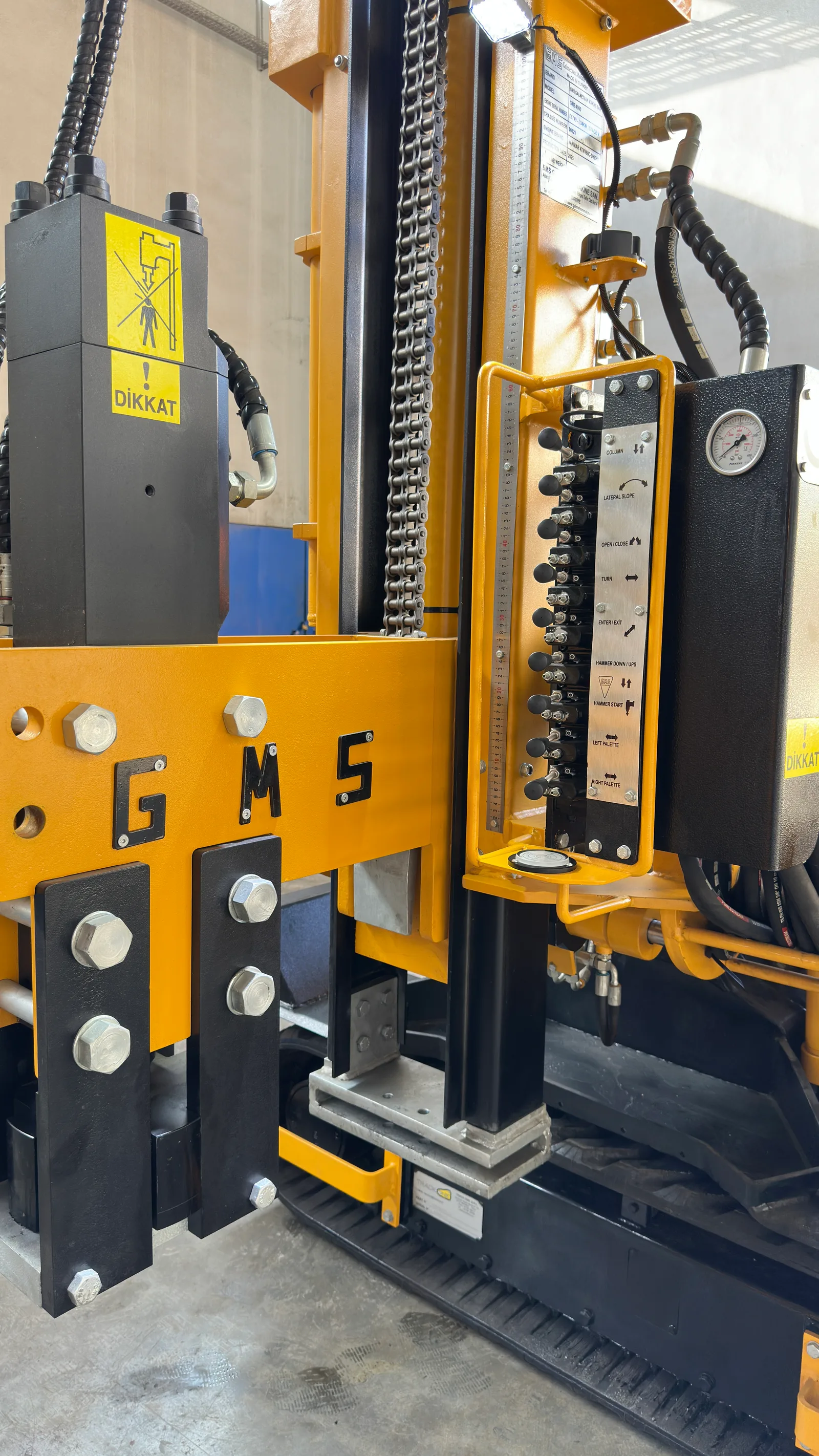 GMS üretim ve makine detayları