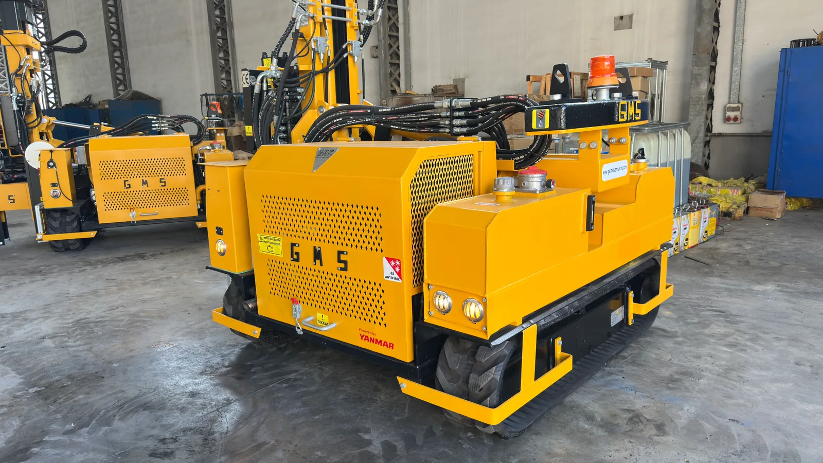 GMS üretim ve makine detayları
