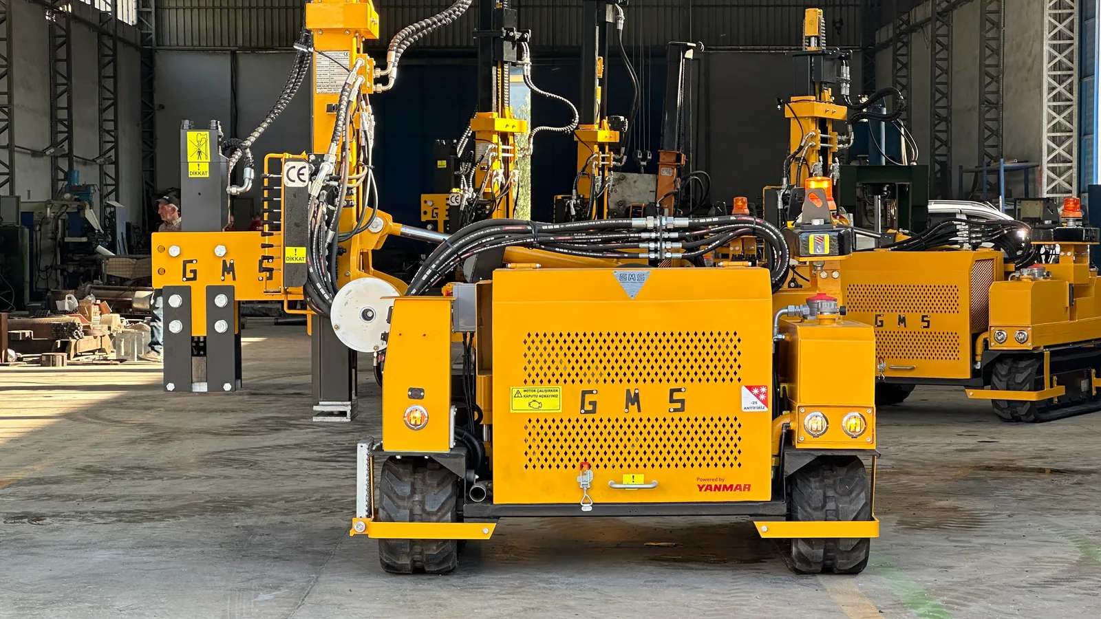GMS üretim ve makine detayları