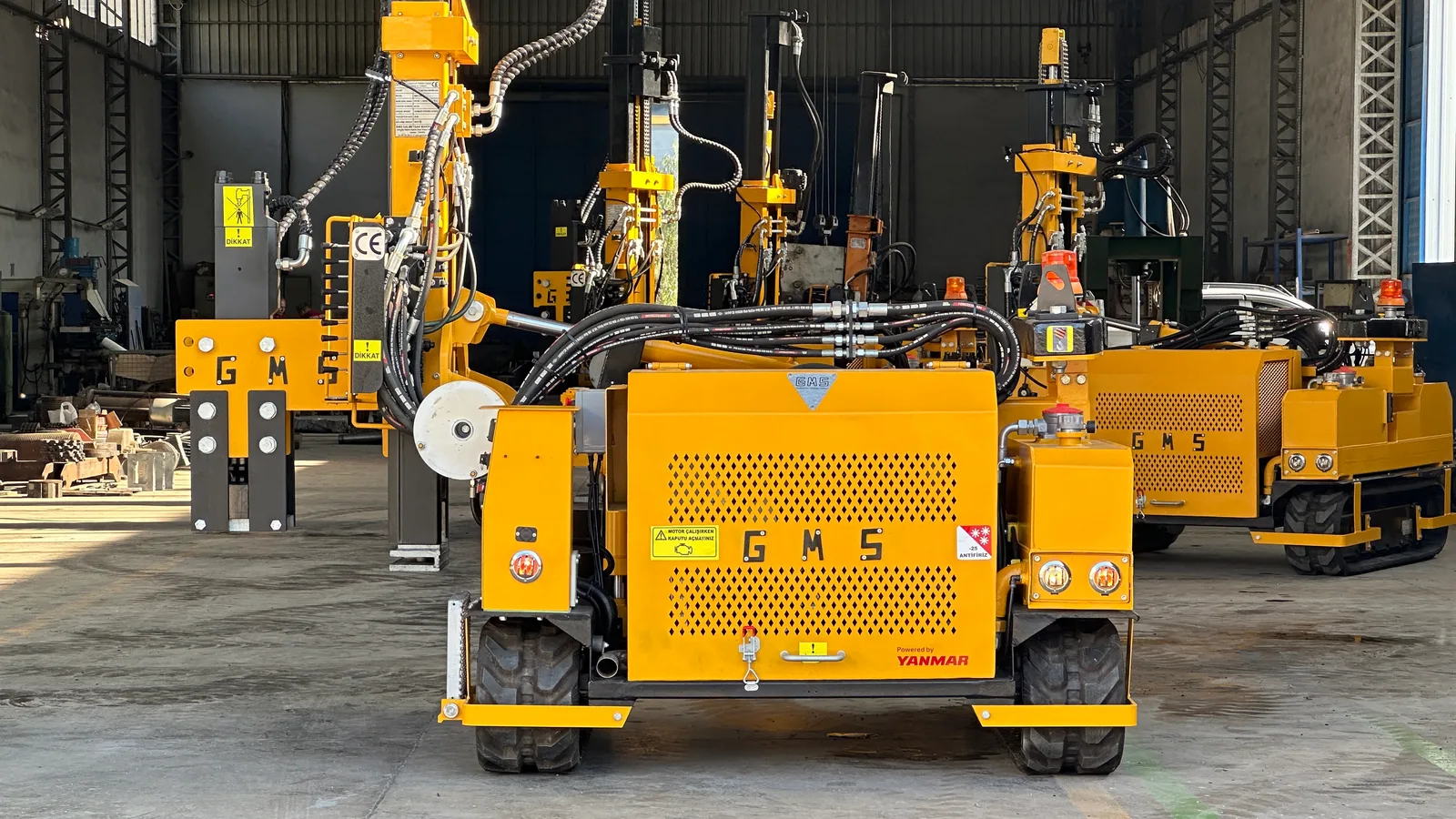 GMS üretim ve makine detayları