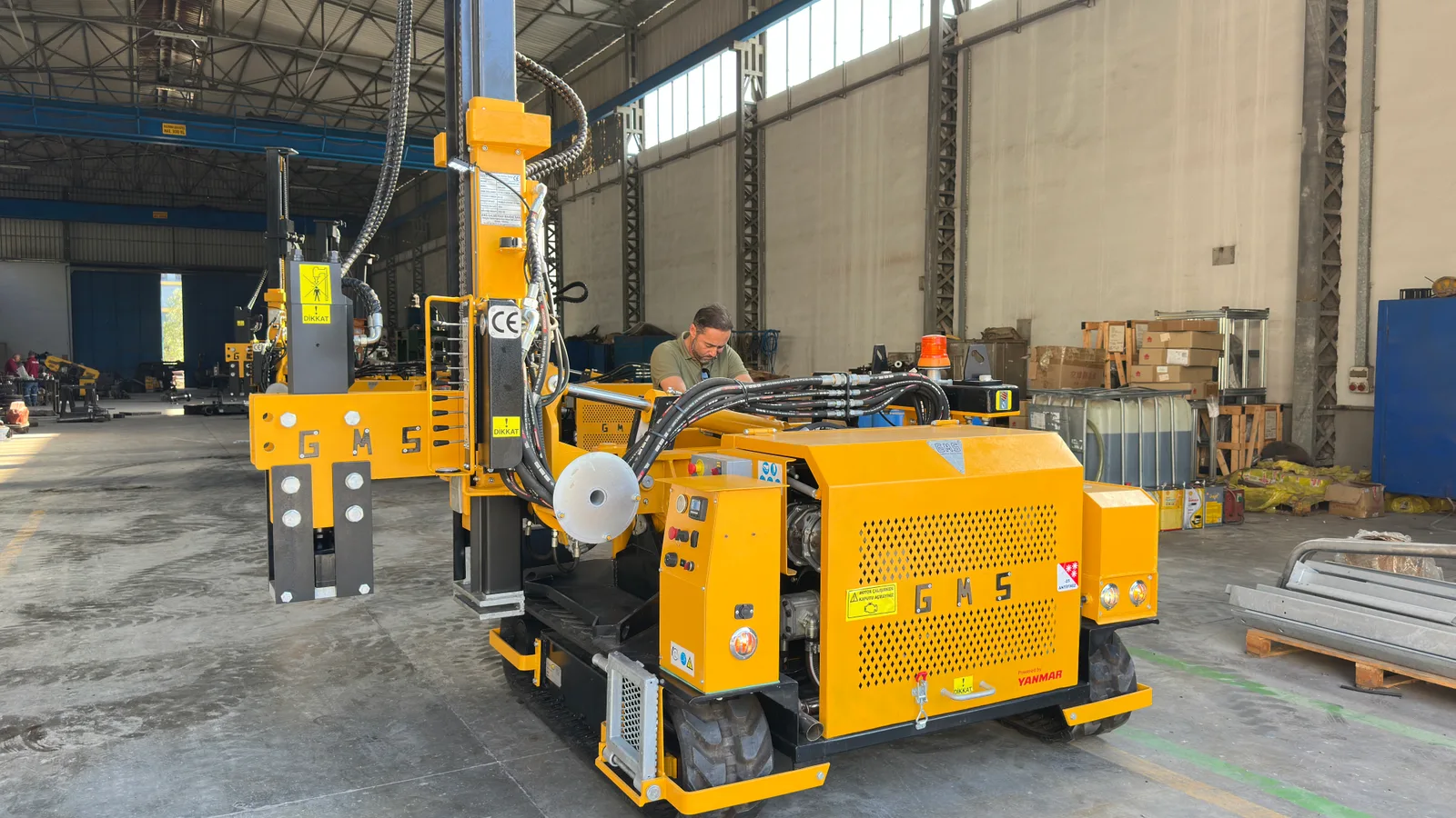 GMS üretim ve makine detayları