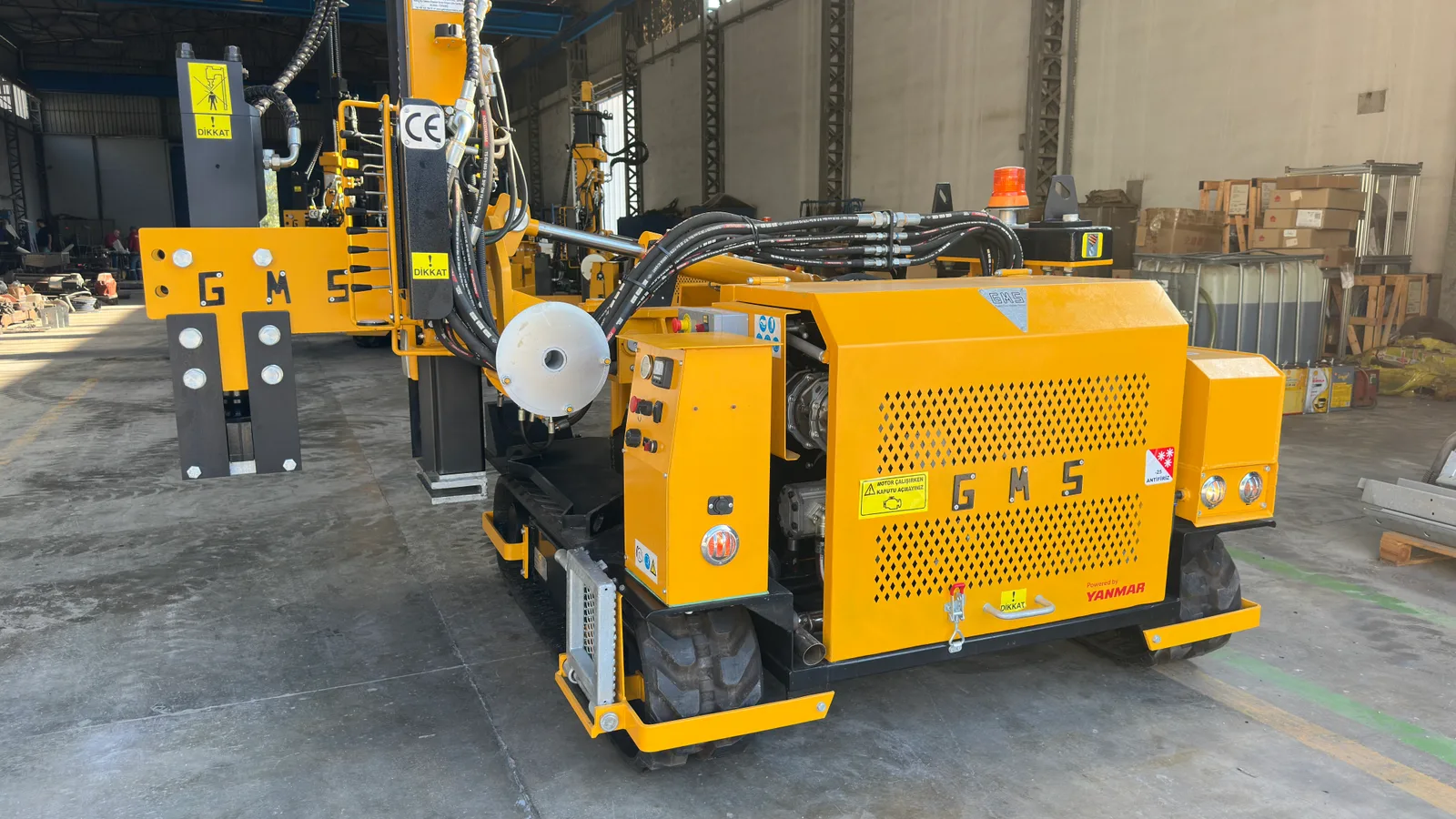 GMS üretim ve makine detayları