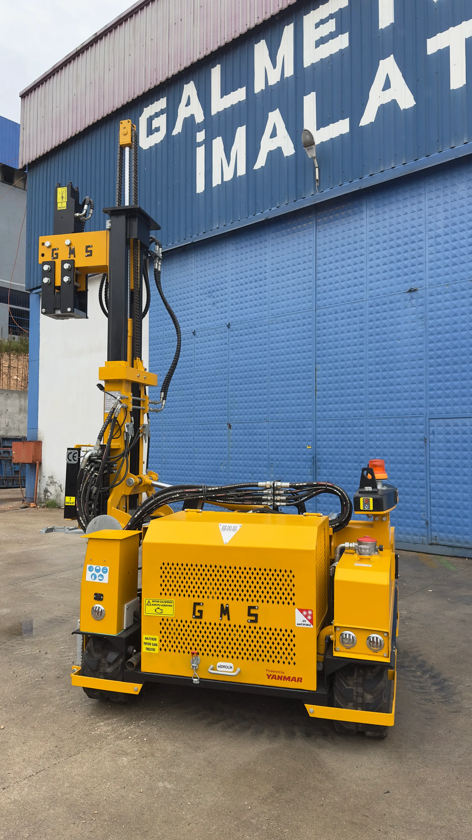 GMS üretim ve makine detayları