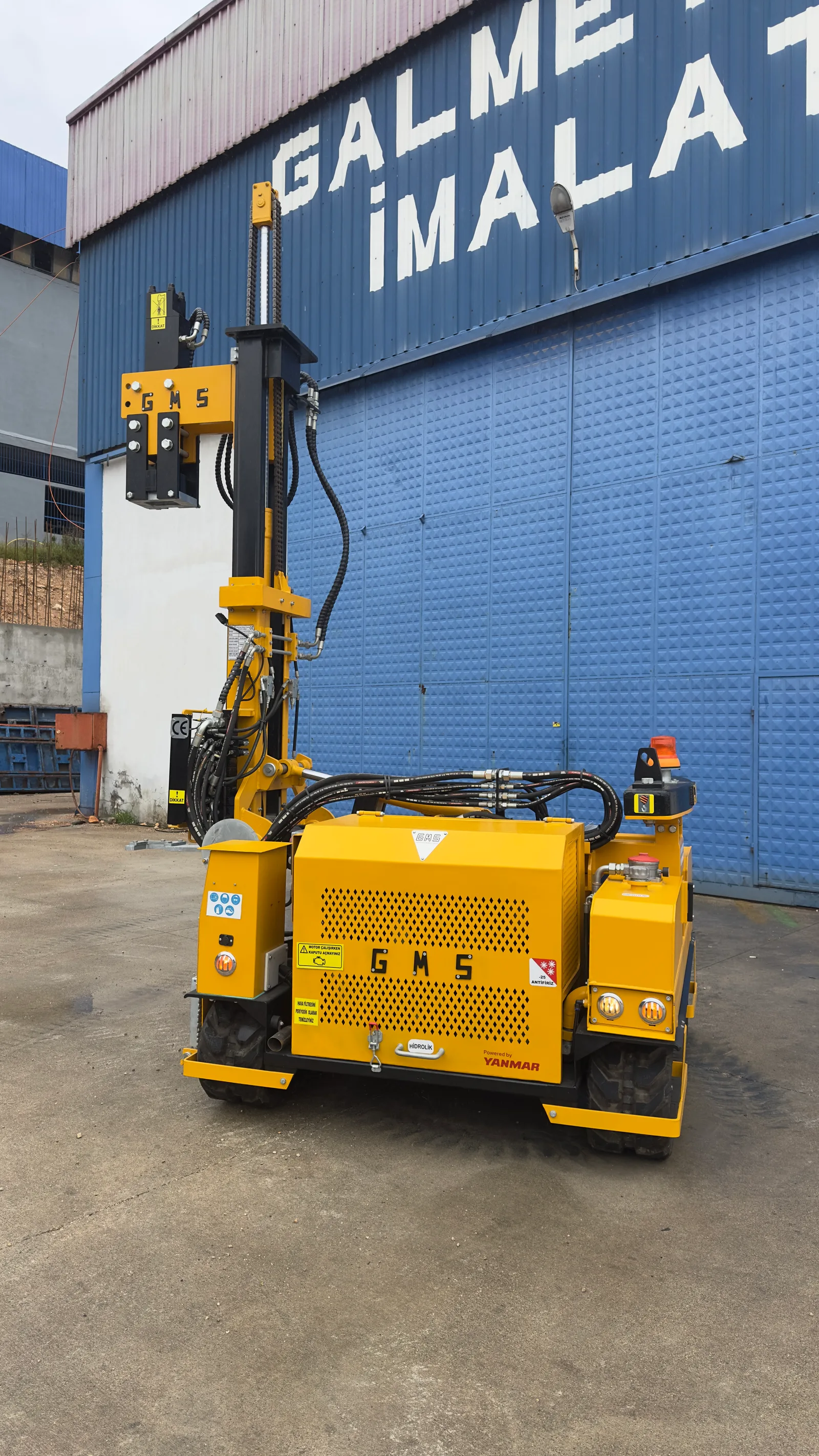 GMS üretim ve makine detayları